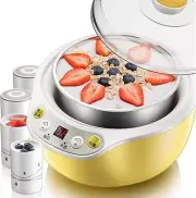 Bear Yogurt Maker, 3-in-1 Greek Yogurt Maker Machine, Can Make Yogurt/Natto/R...