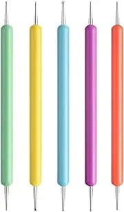 Dotting | Double-Ended Design Tools - Dot Paint Pens, Design Tools, Dotting Tools for Home Salon, Tip Dot Paint Manicure Kit