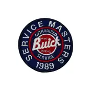 1989 Buick Authorized Service Masters Auto Mechanic Embroidered Patch GM Boho
