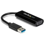 StarTech.com Slim USB 3.0 to VGA External Video Card Multi Monitor Adapter - 1920x1200 / 1080p - 1 x 9-pin Type A USB 3.0 USB Ma