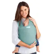 Moby Elements Wrap Baby/Infant Cotton Adjustable Travel Body Carrier Hydro