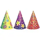 Unique Party Cone Party Hats (Pack of 6) (SG24193)