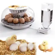 12 Egg Incubator, Temperature and Humidity Display Automatic Egg Turning 360°...