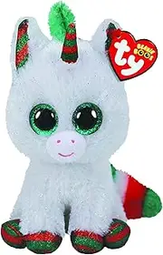 [Ty] UK Ltd 2005913 Beanie Boos Snowfall Unicorn Xmas 2020-Boo-Reg Plush Animal, Multicolor