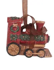 Christmas Tree Train Hanging Ornament 75mm