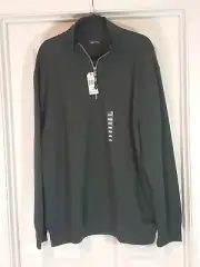 NEW WITH TAGS NAUTICA 1/4 Zip Pullover Fleece Sweater Sweatshirt SIZE XXL