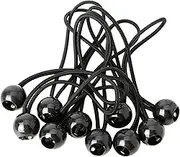 10 Pcs Bungee Balls Cords Tie Down Straps Elastic Rope for Camping Tents Cargo