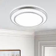 Depuley 48W LED Ceiling Light Fixture with Remote,50cm Flush Mount Ceiling Light,Dimmable Ceiling Light for Bedroom/Living Room/Dining Room,3000k-6000k 3 Light Color Changeable