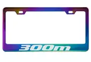 Neo Chrome License Plate Frame For 300m