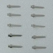 10pcs Silver Small 4mm Arrow Shape Second Hands for Miyota OS10 OS20 Movement