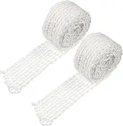 PRETYZOOM 2Pcs Cotton Meat Netting Roll Elastic Ham Sock for Cooking Heavy Duty Netting for Sausage for Trussing Meat Home Professional Use