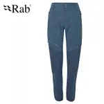 【RAB 英國】TORQUE MOUNTAIN PANTS 輕量彈性軟殼長褲 女款 獵戶藍/夜藍 (QFU-41)