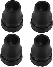 Abaodam 4pcs Heavy Duty Cane Rubber Tips Slip Foot Pads for Walking Sticks Easy Install Cane Accessories for Seniors Inner Diameter Enhanced Stability and Comfort
