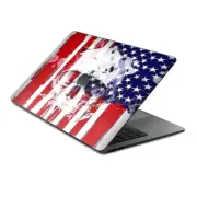Skins Wrap for MacBook Pro 15 inch Retina Touch U.S.A. Flag Skull Drip