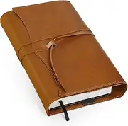 Pink Dino PU Leather Bible Cover for Men and Women, Paperback Protector for Book Lovers, Accessories, Brown