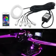 6m RGB Lamp Car APP Music Control Atmosphere Interior Ambient LED Strip Light