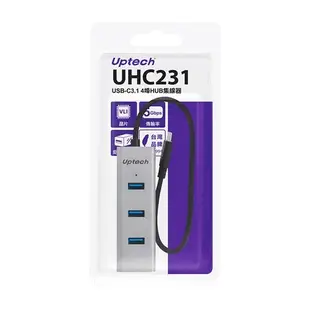 Uptech 登昌恆 UHC231 USB-C3.1 4埠HUB集線器 (8.3折)