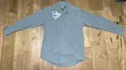 (NWT) Men’s Cabellas Stonewash Canvas Long-Sleeve Button Roughneck Size Small