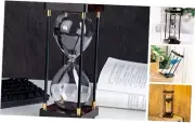 Large Sand Timer, Hourglass Timer 60 Minutes,Vintage Wooden Hour Glass