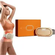 Rechargeable Lazy Abdominal Slimming Machine, Electric Wireless Slimming Belt, Portable Weight Loss Machine, Adjustable 6 Vibration Massage Modes,9 Levels of Intensity, 3 Levels of Heating