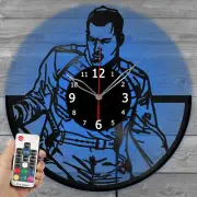 LED Vinyl Clock Freddie Mercury Light Vinyl Record Wall Clock Home Decor 3141
