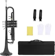 Generic Brass Trumpet with Storage Bag and Cleaning Supplies for Young Musicians