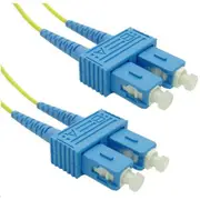 Dynamix FSM-SCSC-2 2M 9u SC/SC Duplex Single Mode G657A1 Bend Insensitive Fibre Lead. Yellow LSZHJacket [FSM-SCSC-2]