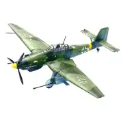 6.4" 1/72 WWII German Stuka Junkers Ju-87G1 Dive Bomber Model High Restoration