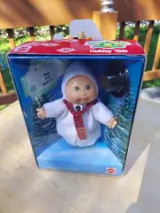 Vintage Cabbage Patch Kids Holiday Kid, "Kid Snoawman" Mini Doll Collectible