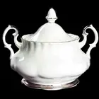 CHANTILLY by Royal Albert Covered Sugar Bowl made in England NEW NEVER USED