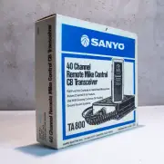 Sanyo 40 Channel Remote Mike Control Cb Transceiver TA800 NEW