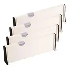 11"-17" 4PCS Expandable Drawer Dividers, Adjustable Dresser Drawer Divider, Draw