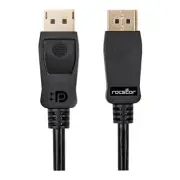 Rocstor Y10C282-B1 PREMIUM DISPLAYPORT 1.4 CABLE - 8K 60HZ - 6FT (1.8M) - DISPLA