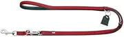 HUNTER Training Leash Lucca, 20/200 Cow Nappa Leather, red/Turquoise