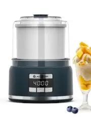 AAOBOSI 2.1Qt Ice Cream Maker Machine,Automatic Double Insulated Freezer Bowl...