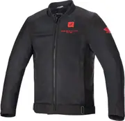 Alpinestars Honda Luc V2 Air Motorcycle Textile Jacket, black-red, Size S for Men Black Red
