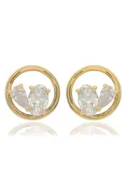 CHIC NOEL TOI ET MOI CIRCLE EARRINGS GOLD