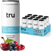 Dream Seltzer, Calming Drink with Magnesium, GABA & Chamomile, Tart Cherry Fl...