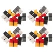 50pcs Console Mixer Slider Knobs Replacement for Potentiometer Mixing