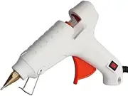 100W Hot Melt Glue Gun Small-bore Pure Copper Nozzle with ON/OFF Power Switch 11mm Glue Sticks(White)