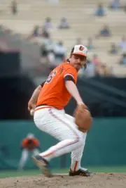 Mike Flanagan 1977 2 Baltimore Orioles Baseball Old Photo