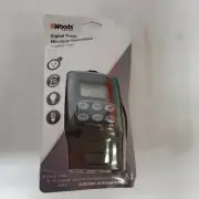 Woods CABLE 59430 Out 7Day Digital Timer 6" Cord Ideal for Outdoor