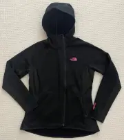 The North Face Women's Pink Ribbon Arcata Hoodie Full Zip Jacket - Black - L