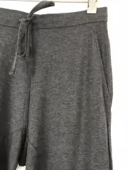 $188 Eileen Fisher Women Ash Tencel Drawstring Slouchy Cropped Pants NEW