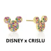 [Overseas exclusive] Disney x CRISLU Mickey Rainbow Earrings