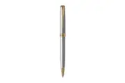 PARKER Sonnet Ballpoint Pen - Stainless Steel Gold Trim