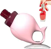 Qfdiwr Manicure Kit Organizer - Silicone Nail Polish Holder | Flexible Portable Storage Organizer for Salon and Glitter for Teens