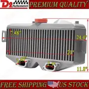 Aluminum Top Mount Uprated Intercooler For Subaru 2002-2007 WRX STI EJ20 EJ25 GD (for: Subaru)