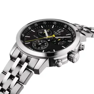 【TISSOT 天梭 官方授權】PRC200 CHRONOGRAPH 三眼計時腕錶 / 43mm 母親節 禮物(T1144171105700)