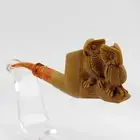 Owls Meerschaum Pipe,With Case,Block Meerschaum Pipe,Unique Meerschaum Pipes